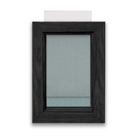 United Visual Products Indoor Enclosed Combo Board, 72"x36", Black Frame/Burgundy & Buff UVCB7236B-BURGUN-BUFF